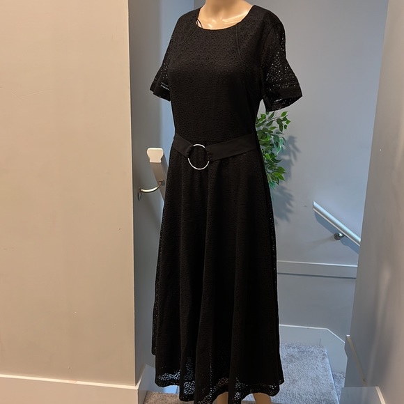 Black Lace Maxi Dress for Women size - Picture 3 of 11